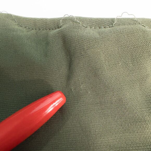 Prettygarden One Shoulder Ruched Bodycon Asymmetric Midi Dress Size Medium Green - Picture 12 of 16